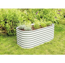 Vitavia Jardinière surélevée 162.1x82.1x63 cm argent