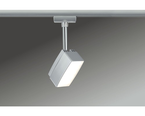 Paulmann URail LED Spot 1x5W 395 lm 2700 K warmweiss Pedal chrom matt 230V Schienenstrahler für Innenräume
