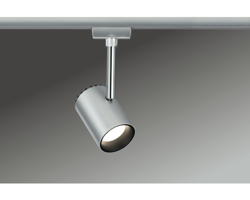 Paulmann URail LED Spot 1x5W 225 lm 2700 K warmweiss Shine chrom/matt 230V Strahler an Stromschienensystem für Innenräume