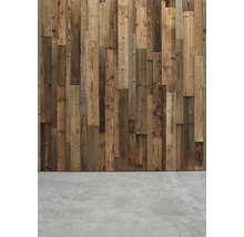 Panneau en bois véritable Barnwood Montreal Natural lot = 0.80 m²-thumb-5