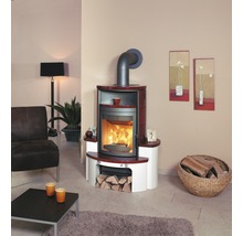 Kaminofen Hark Avenso ECOplus Keramik bordeaux-rot 6 kW