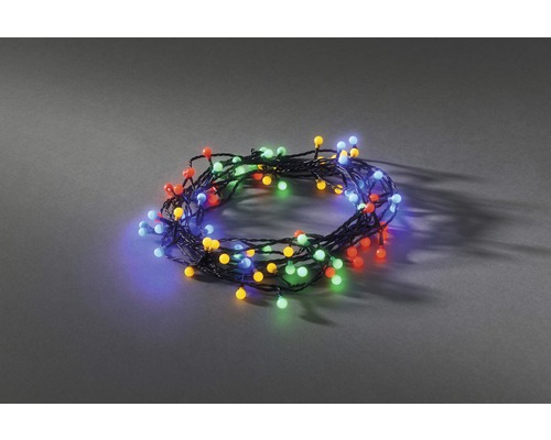 Lichterkette Konstsmide Globe 80 LEDs bunt