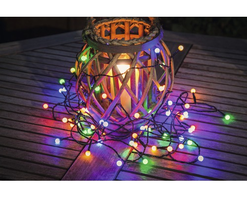 Guirlande lumineuse Konstsmide globe 80 LED multicolore