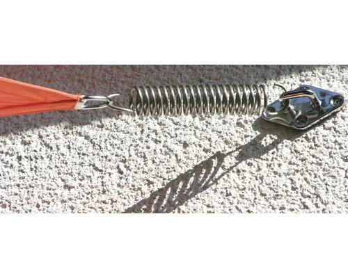 Kit de fixation de store avec ressort et support mural