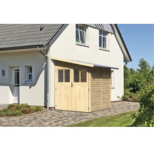 Abri de jardin Karibu Bernau 2 200 x 232 cm naturel
