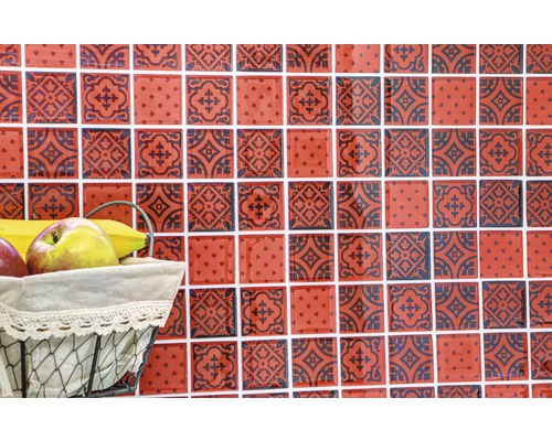 Carreaux de mosaïque carrés avec motif