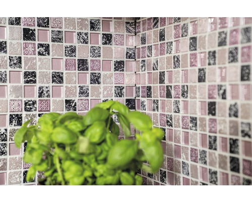 Carreaux muraux en mosaïque avec des pièces carrées