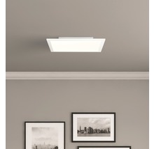 Panneau LED RGBW Abie blanc variable blanc 24 W 400 x 400 mm avec télécommande-thumb-0