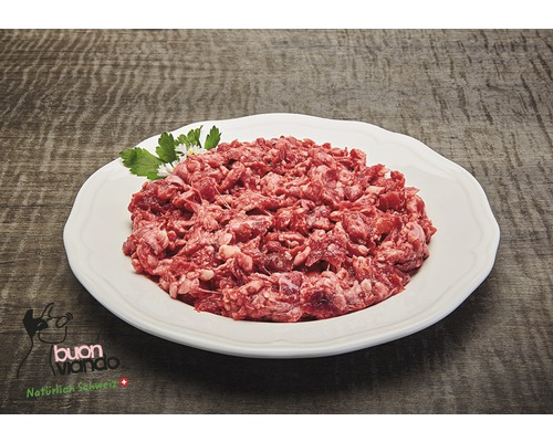 Barffleisch buon viando CH Rind pur tiefgekühlt 500 g