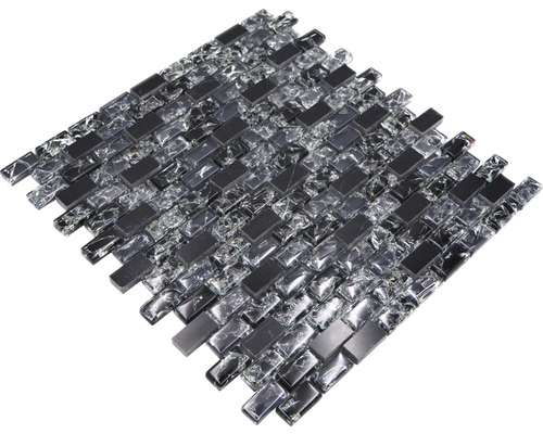 Mosaikfliese aus Glas und Stein