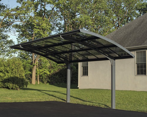 Carport simple Palram – Canopia Arizona Breeze 5000 288,8 x 494,7 cm RAL7016 gris