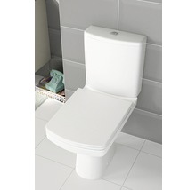 WC-Kombination Easy spülrandlos Abgang waagerecht weiss mit WC-Sitz-thumb-3