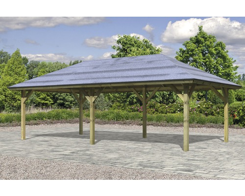 Pavillon de jardin en bois avec toit