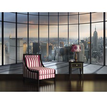 Fototapete Vlies 1510 VEXXL New York Fenster Skyline 3-tlg. 312 x 219 cm-thumb-1