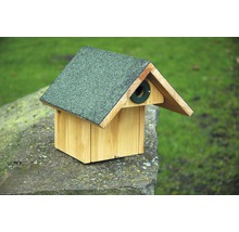 Vogelhaus aus Holz mit Dachpappe