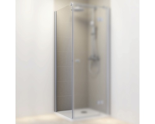 Paroi latérale pour porte pivotante Schulte MasterClass 800x2000 mm gauche transparent aspect chromé clair