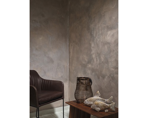 Décoration murale décorative avec chaise, table et décoration