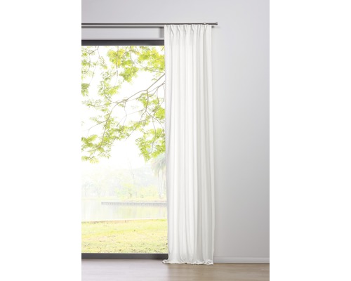 Vorhang mit Gardinenband mood weiss 135x245 cm