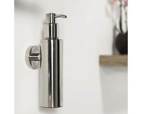 Distributeur de savon mural en métal