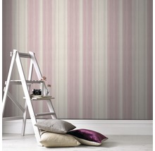 Vliestapete 104643 Soft Blush Streifen rosa weiss