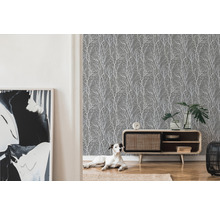 Papier peint intissé 30094-3 Attractive 2 forêt gris argent