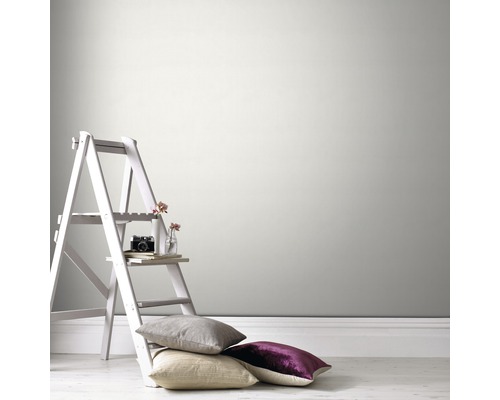 Pièce lumineuse avec échelle, coussins et objets décoratifs
