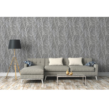 Papier peint intissé 30094-3 Attractive 2 forêt gris argent