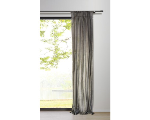 Vorhang mit Gardinenband soft taupe 135x245 cm