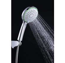Handbrause mit Brauseschlauch und Wasserstrahl