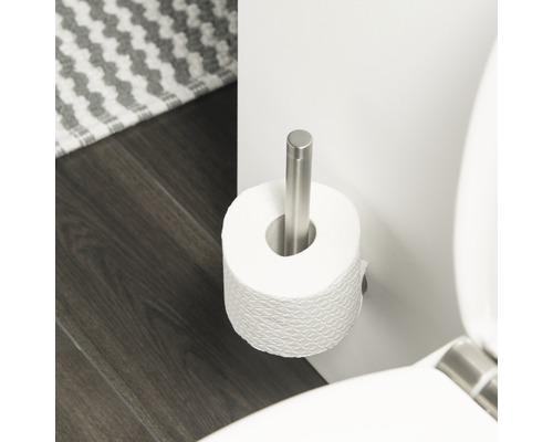 Porte-papier toilette avec rouleau au mur