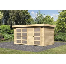 Abri de jardin Karibu Elmar 428 x 238 cm naturel