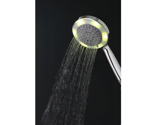 Handbrause mit LED Beleuchtung und Wasserstrahl