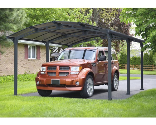 Carport pour un véhicule Arcadia 5000 362x502 cm, gris