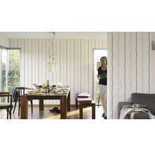 Vliestapete 958731 Casual Living Streigen creme