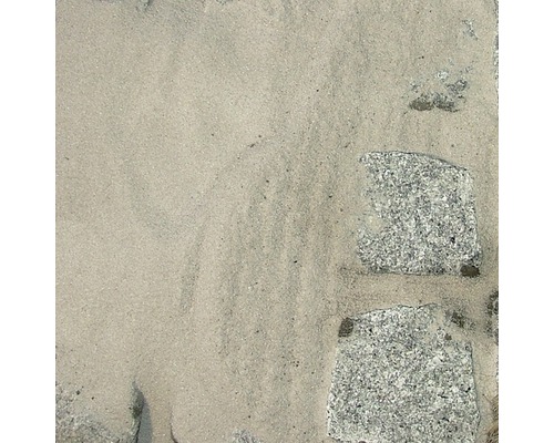 Sand und Pflastersteine