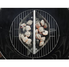 Barbecue avec charbon de bois et support à charbon