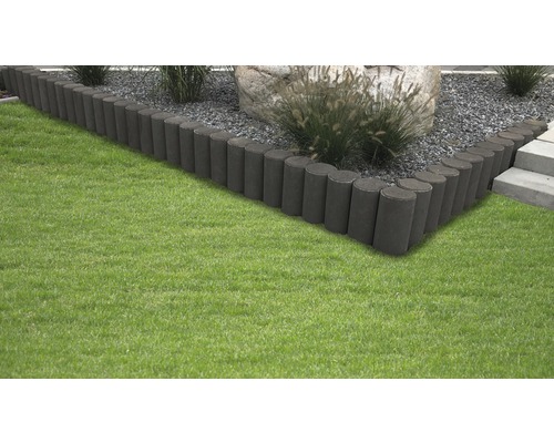 Palissade iMount anthracite 60 x 11 cm rond