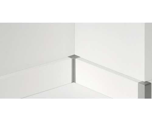 Angles intérieurs aspect alu type 2 pour plinthe 3/5/6/18 2 pces