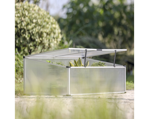 Mini-serre de jardin 100 x 60 x 30/40 cm