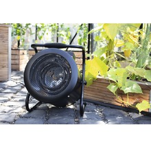 Radiateur soufflant pour serres à côté des plantes