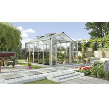 Serre Vitavia Zeus Comfort 10000 verre de sécurité trempé/ panneaux alvéolés 258,4x390,8 cm alu