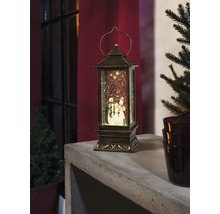 Lanterne décorative avec motif bonhomme de neige pour les fêtes de Noël