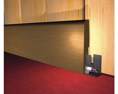 Sockelleiste mit Kabelkanal zur Kabelverlegung