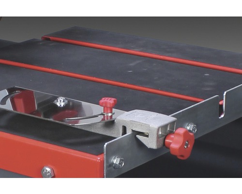 Vue détaillée d''une carrelette avec dispositif de réglage