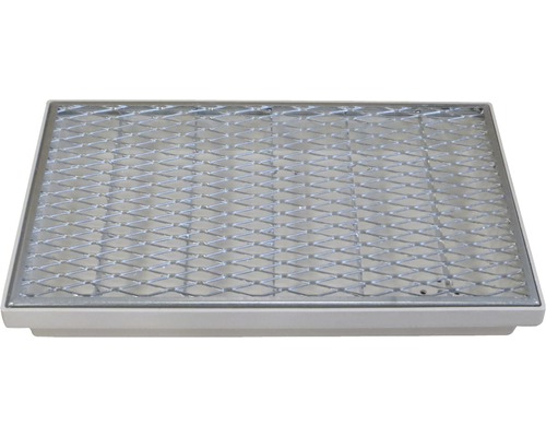 Avaloir de cour carré avec grille