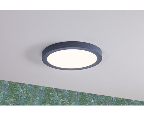 Panneau LED Abia gris bleu 30cm 22W blanc chaud 3200 lm