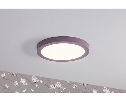 Panneau LED Abia violet 30cm 22W blanc chaud 3200 lm