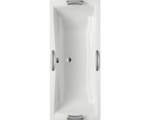 Baignoire rectangulaire avec poignées