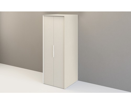 Schmaler Kleiderschrank mit zwei Türen