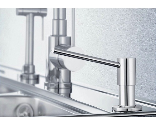 Spülmittelspender aus Metall für die Küche